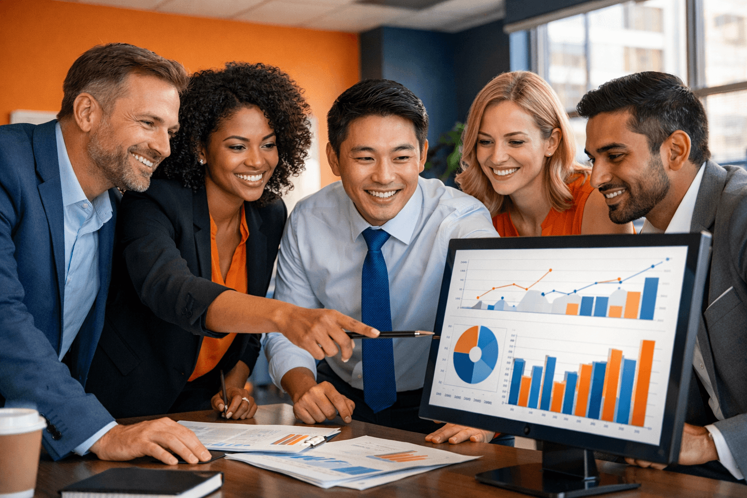 Experienced sales team