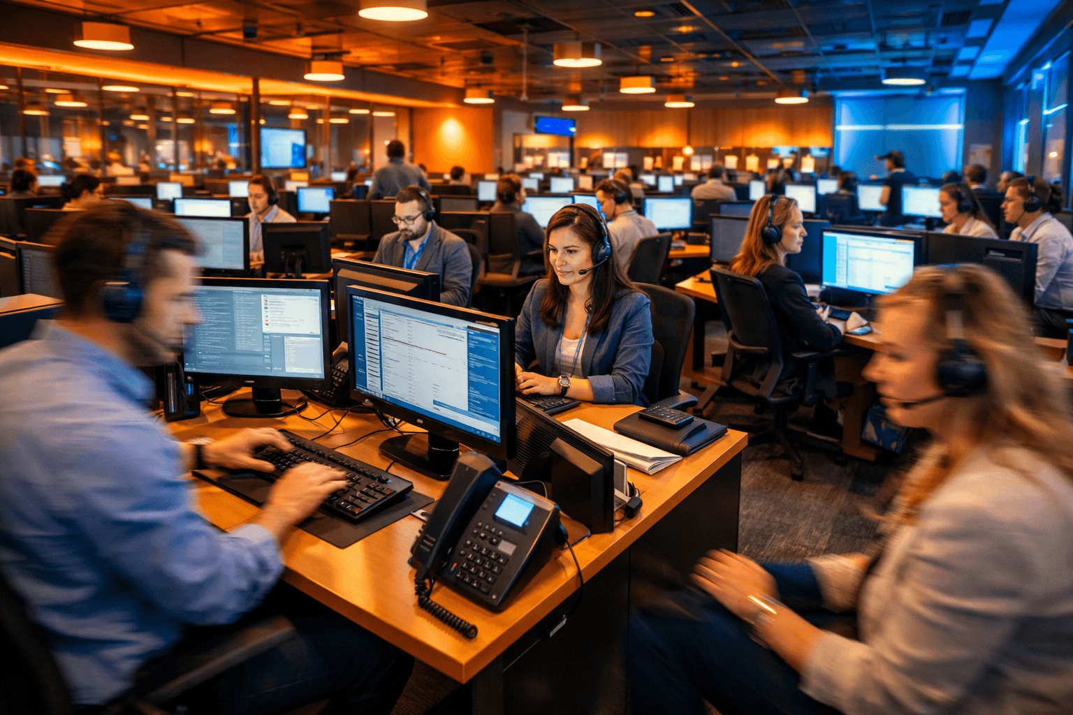 Professional sales floor